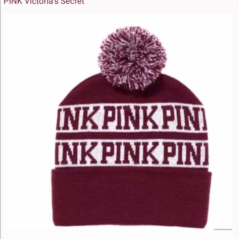 🧤🧣NWT VS PINK Beanie (Pom Hat) 🧣🧤